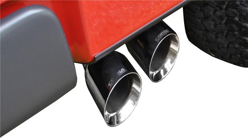 Ford F-150 Raptor Performance Exhaust - Single Side Exit - CORSA Performance - Sport Cat-Back - Polished - 2010